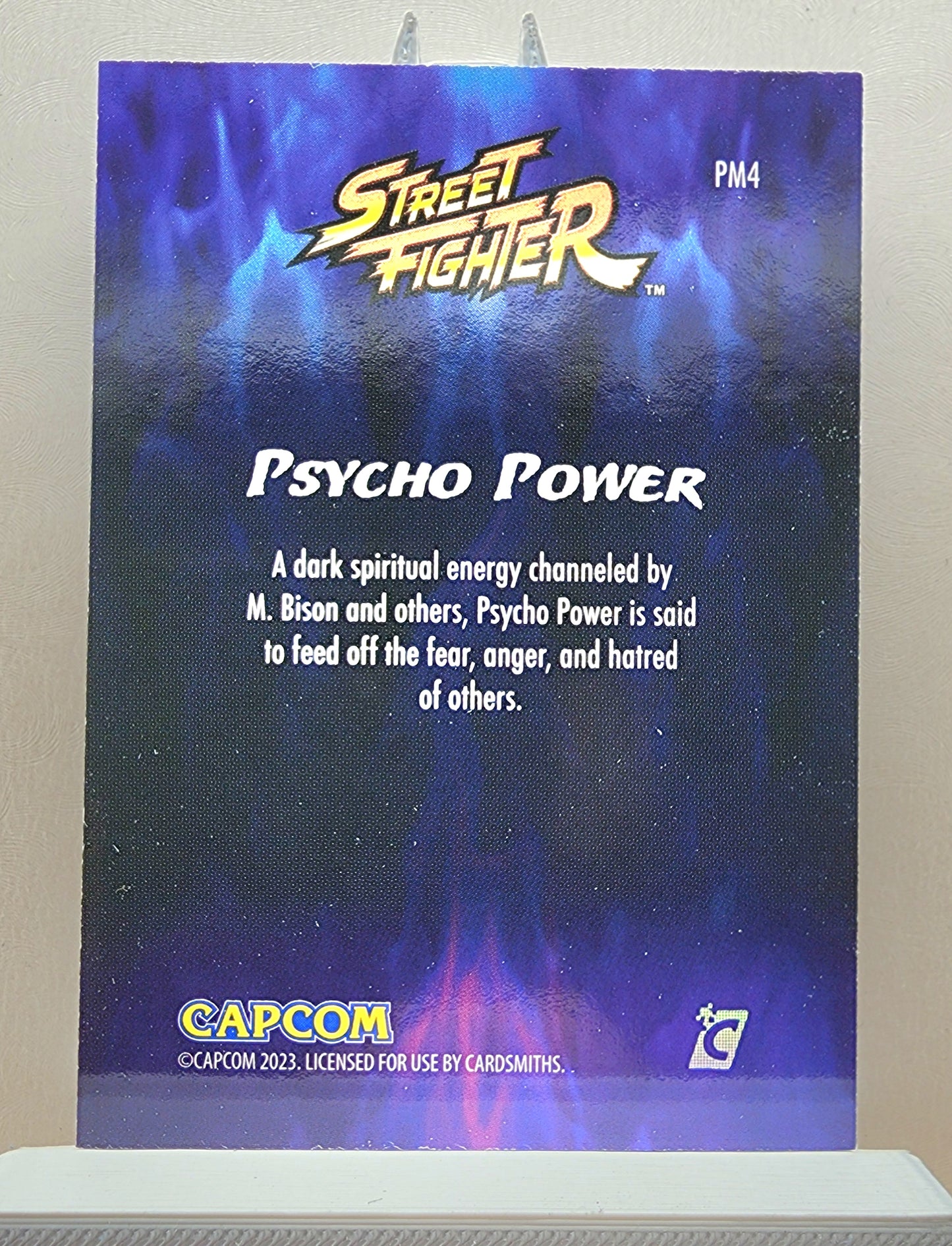 Street Fighter! 1x Psycho Power - Insert (#PM4 - 2023 Cardsmiths Street Fighter Series One)