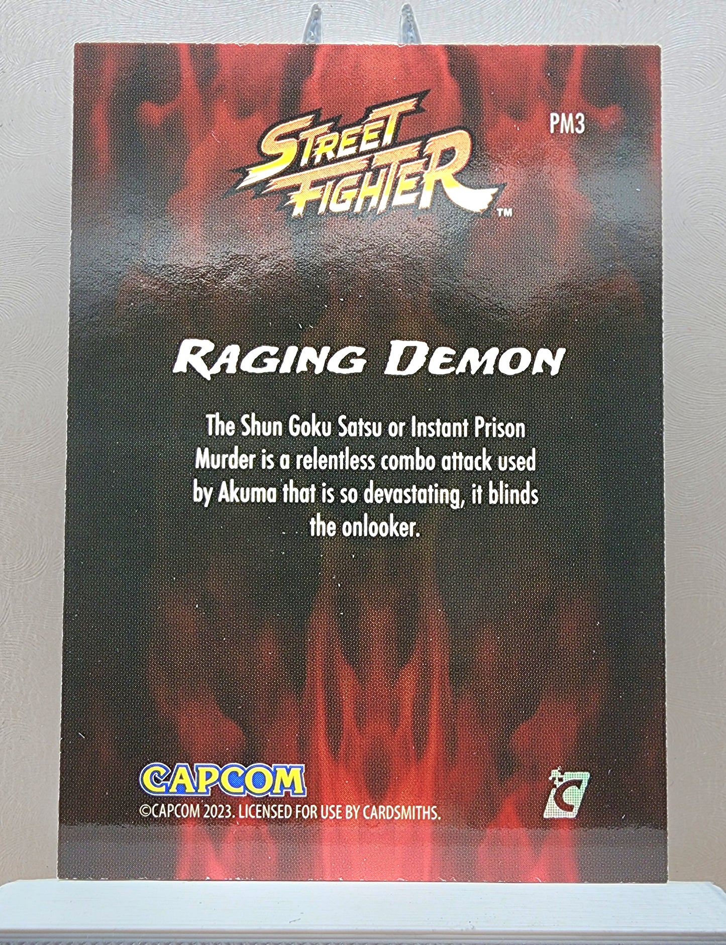 Street Fighter! 1x Raging Demon - Insert (#PM3 - 2023 Cardsmiths Street Fighter Series One)