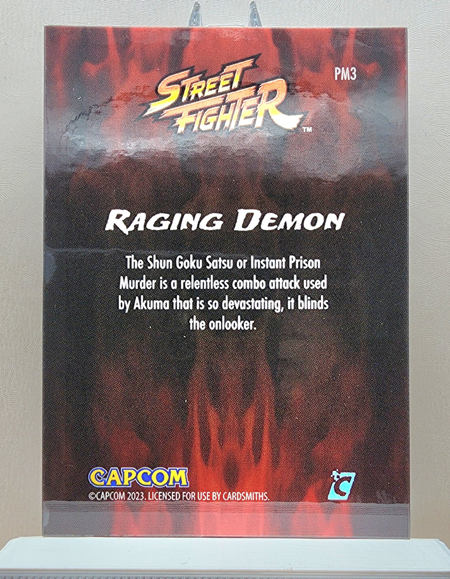 Street Fighter! 1x Raging Demon - Holofoil Insert (#PM3 - 2023 Cardsmiths Street Fighter Series One)