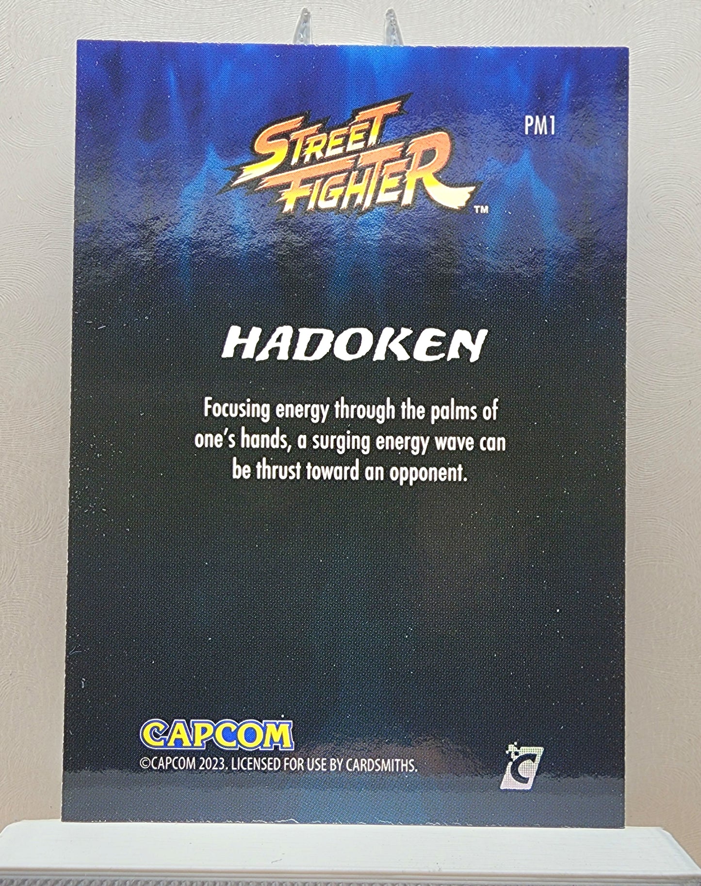 Street Fighter! 1x Hadoken - Insert (#PM1 - 2023 Cardsmiths Street Fighter Series One)