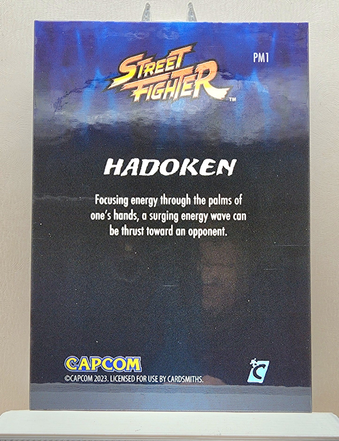 Street Fighter! 1x Hadoken - Holofoil Insert (#PM1 - 2023 Cardsmiths Street Fighter Series One)