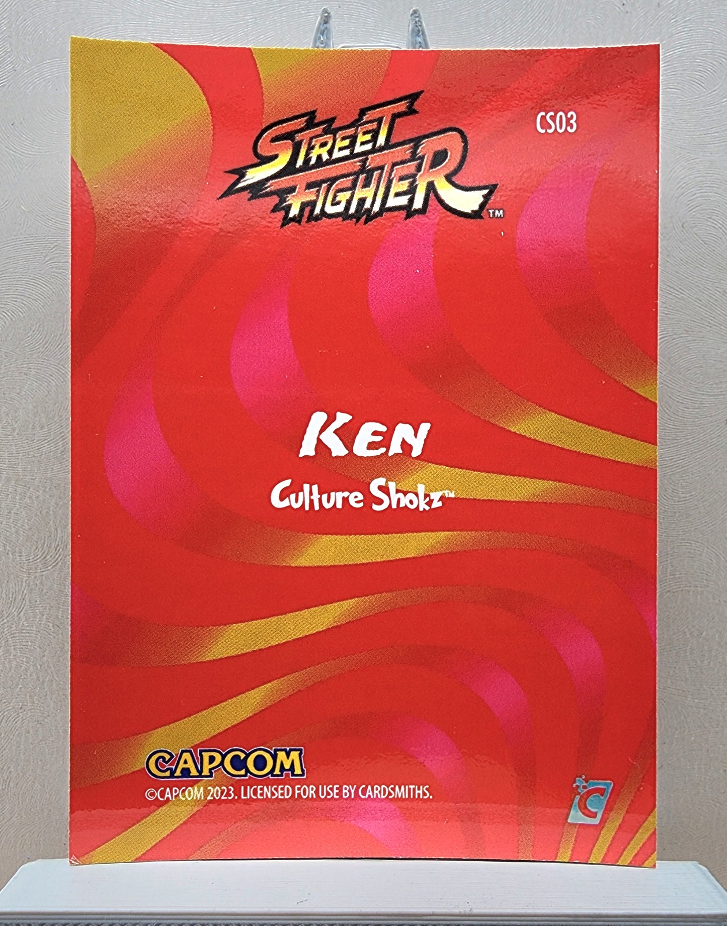 Street Fighter! 1x Ken - Culture Shokz (#CS03 - 2023 Cardsmiths Street Fighter Series One)