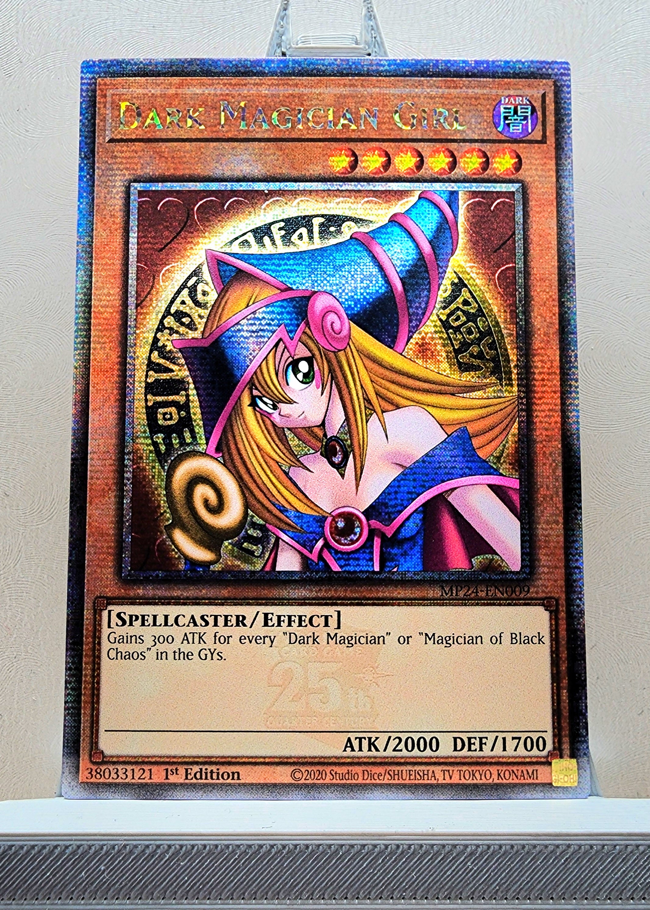 Dark Magician Girl - MP24-EN009 - Quarter Century Secret Rare Dark Magician Girl - MP24-EN009 - Quarter Century Secret Rare
