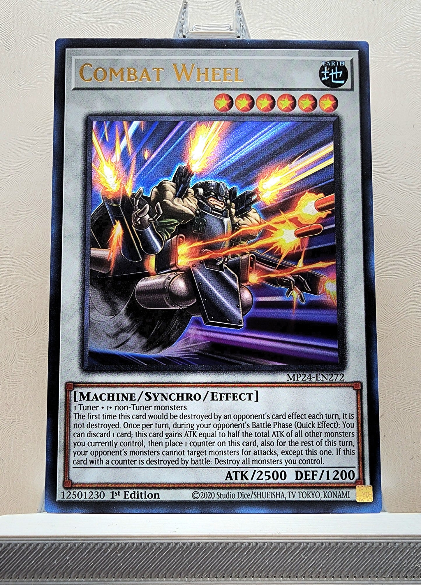 Yugioh! 1x Combat Wheel (MP24 - Ultra Rare) 1st Edition