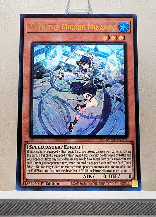 Yugioh! 1x Ni-Ni the Mirror Mikanko (MP24 - Ultra Rare) 1st Edition