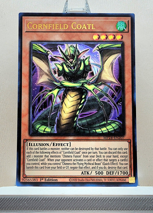 Yugioh! 1x Cornfield Coatl (MP24 - Ultra Rare) 1st Edition