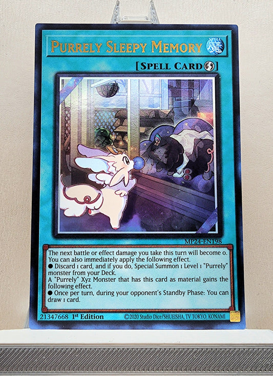 Yugioh! 1x Purrely Sleepy Memory (MP24 - Ultra Rare) 1st Edition