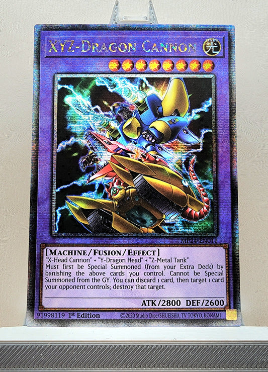 Yugioh! 1x XYZ-Dragon Cannon Alt Art (MP24 - Quarter Century Secret Rare) 1st Edition