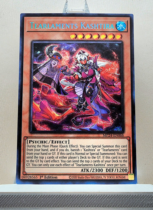 Yugioh! 1x Tearlaments Kashtira (MP24 - Prismatic Secret Rare) 1st Edition