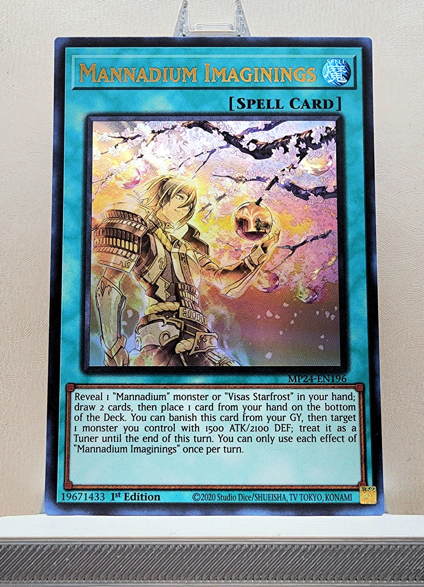 Yugioh! 1x Mannadium Imaginings (MP24 - Ultra Rare) 1st Edition