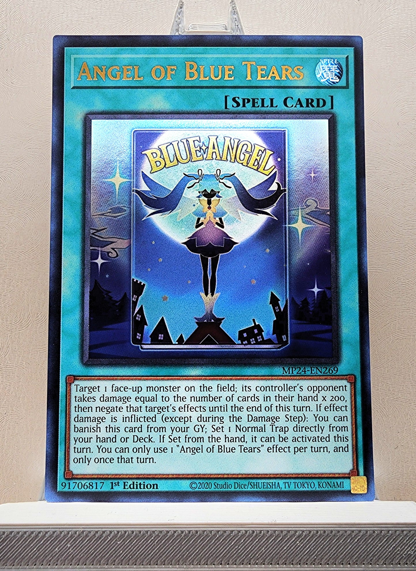 Yugioh! 1x Angel of Blue Tears (MP24 - Ultra Rare) 1st Edition