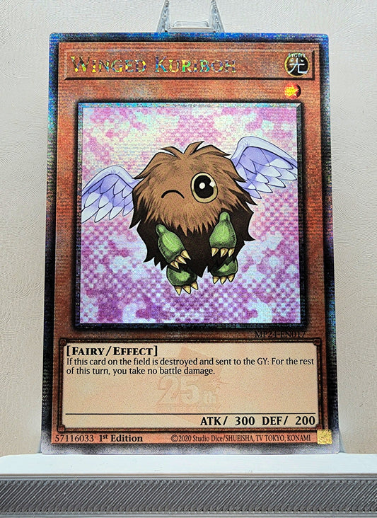 Yugioh! 1x Winged Kuriboh (MP24 - Quarter Century Secret Rare) 1st Edition