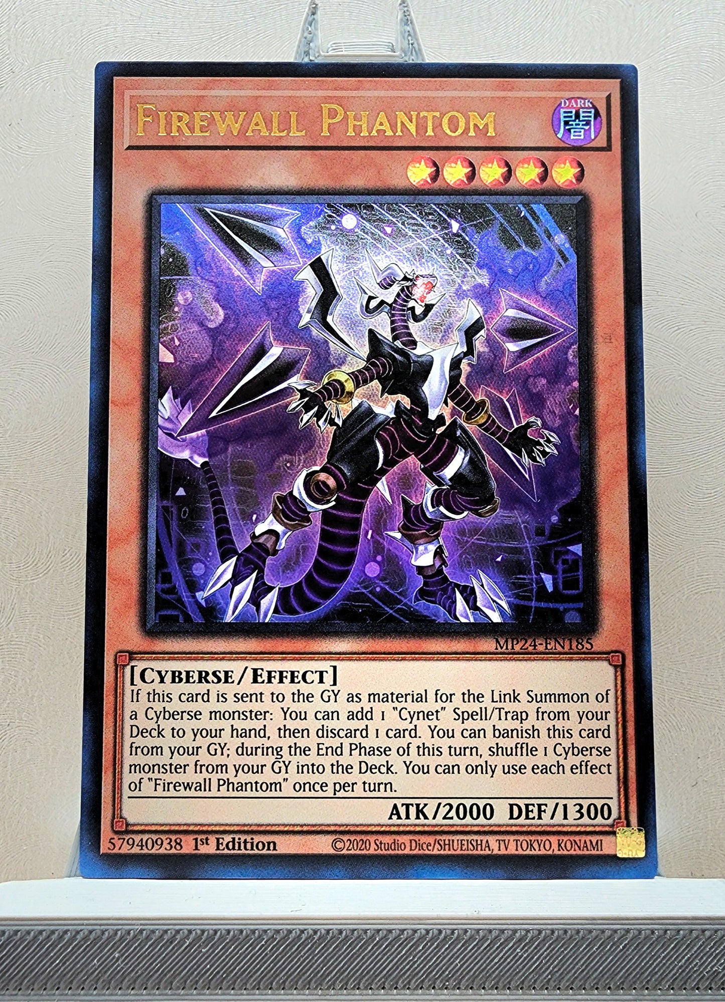 Yugioh! 1x Firewall Phantom (MP24 - Ultra Rare) 1st Edition