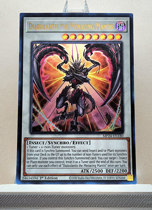 Yugioh! 1x Diabolantis the Menacing Mantis (MP24 - Ultra Rare) 1st Edition