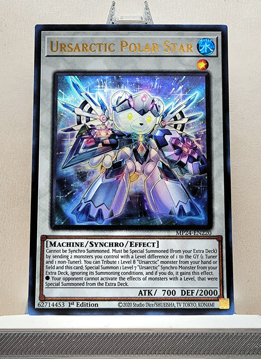 Yugioh! 1x Ursarctic Polar Star (MP24 - Ultra Rare) 1st Edition