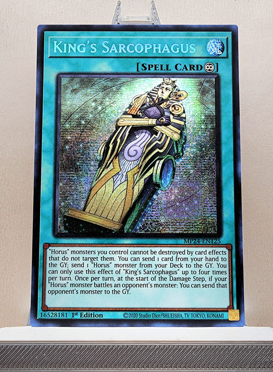 Yugioh! 1x King's Sarcophagus (MP24 - Prismatic Secret Rare) 1st Edition