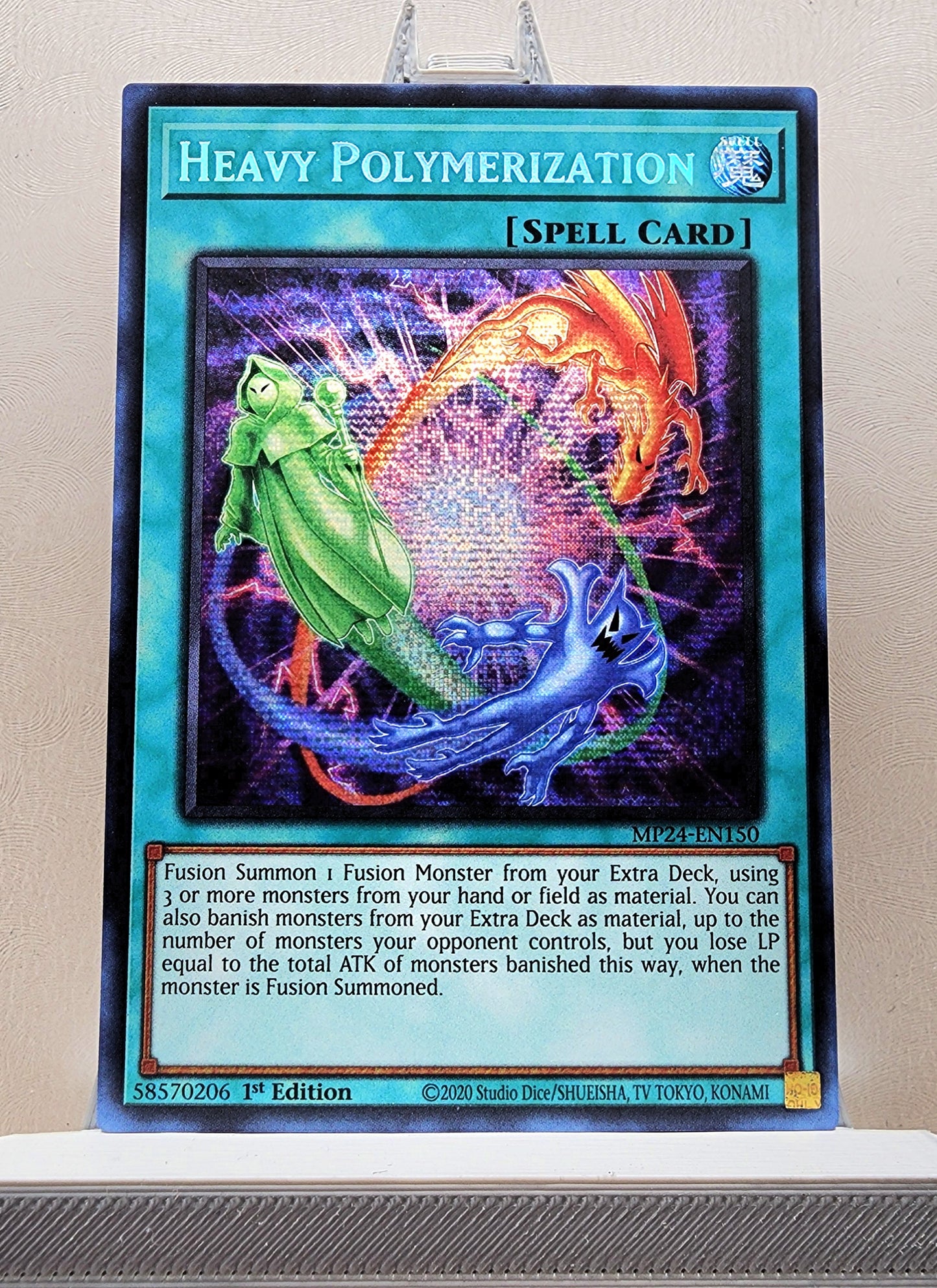 Yugioh! 1x Heavy Polymerization (MP24 - Prismatic Secret Rare) 1st Edition