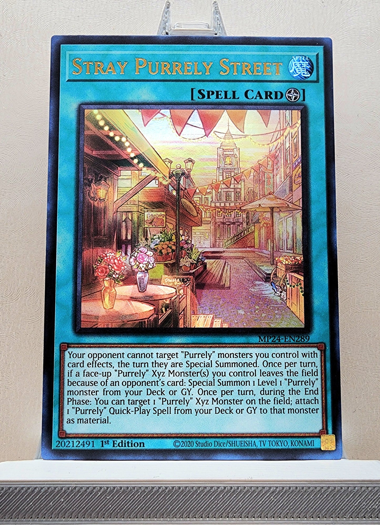 Yugioh! 1x Stray Purrely Street (MP24 - Ultra Rare) 1st Edition