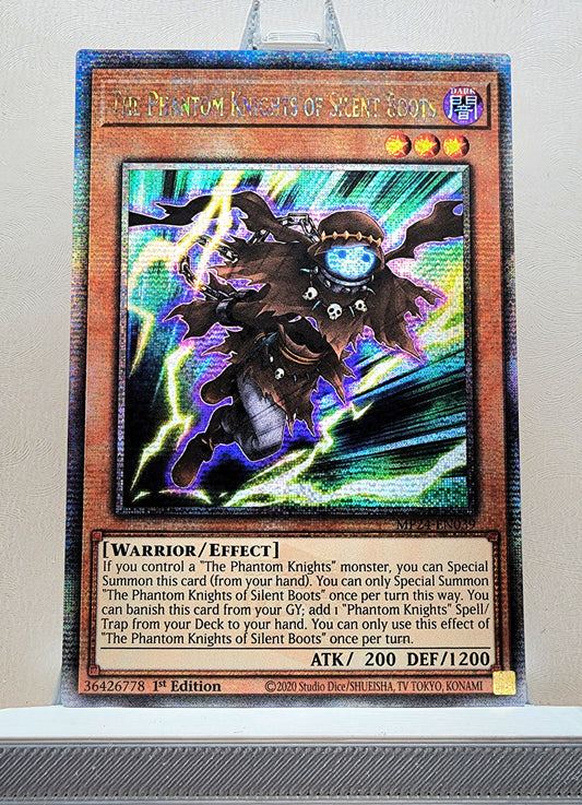 Yugioh! 1x The Phantom Knights of Silent Boots (MP24 - Quarter Century Secret Rare) 1st Edition