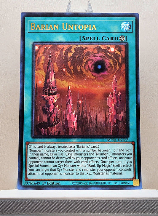 Yugioh! 1x Barian Untopia (MP24 - Ultra Rare) 1st Edition