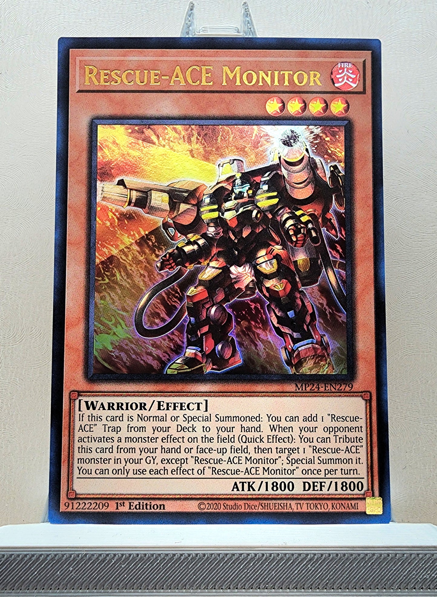 Yugioh! 1x Rescue-ACE Monitor (MP24 - Ultra Rare) 1st Edition