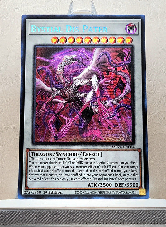 Yugioh! 1x Bystial Dis Pater (MP24 - Prismatic Secret Rare) 1st Edition