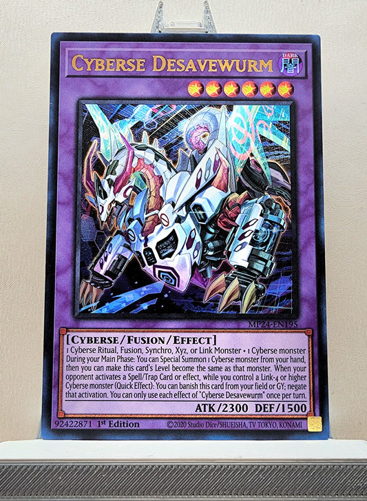 Yugioh! 1x Cyberse Desavewurm (MP24 - Ultra Rare) 1st Edition