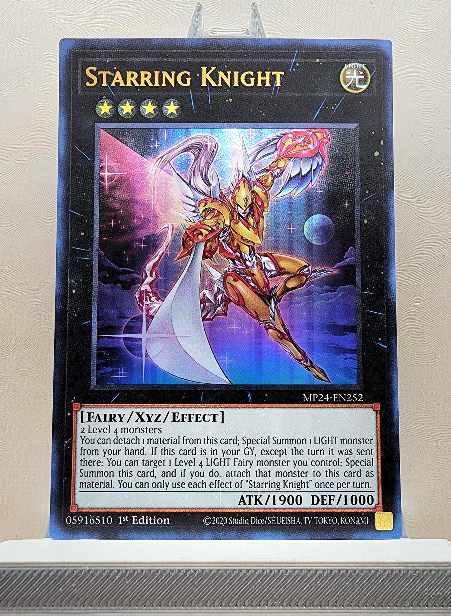 Yugioh! 1x Starring Knight (MP24 - Ultra Rare) 1st Edition