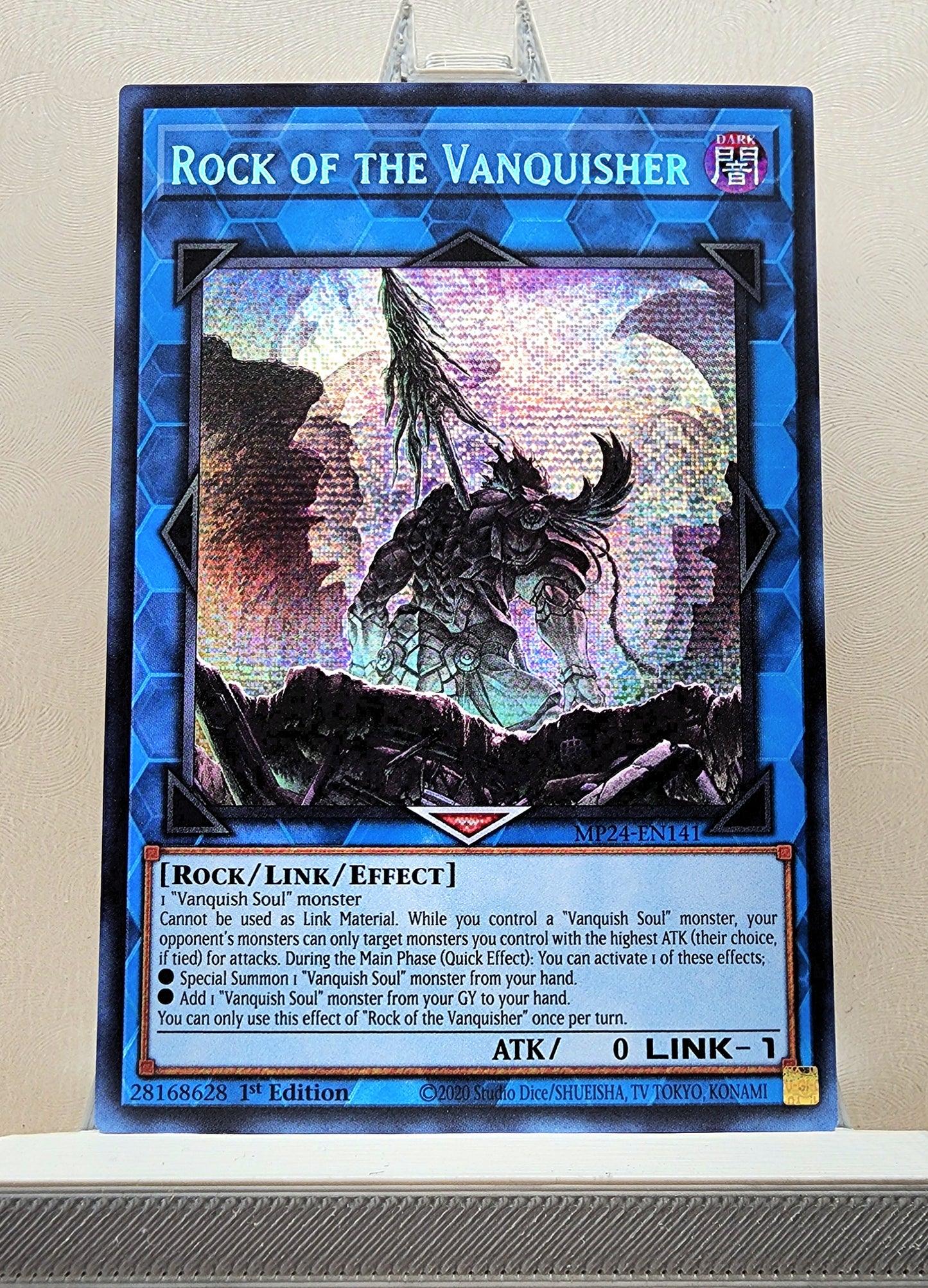 Yugioh! 1x Rock of the Vanquisher (MP24 - Prismatic Secret Rare) 1st Edition