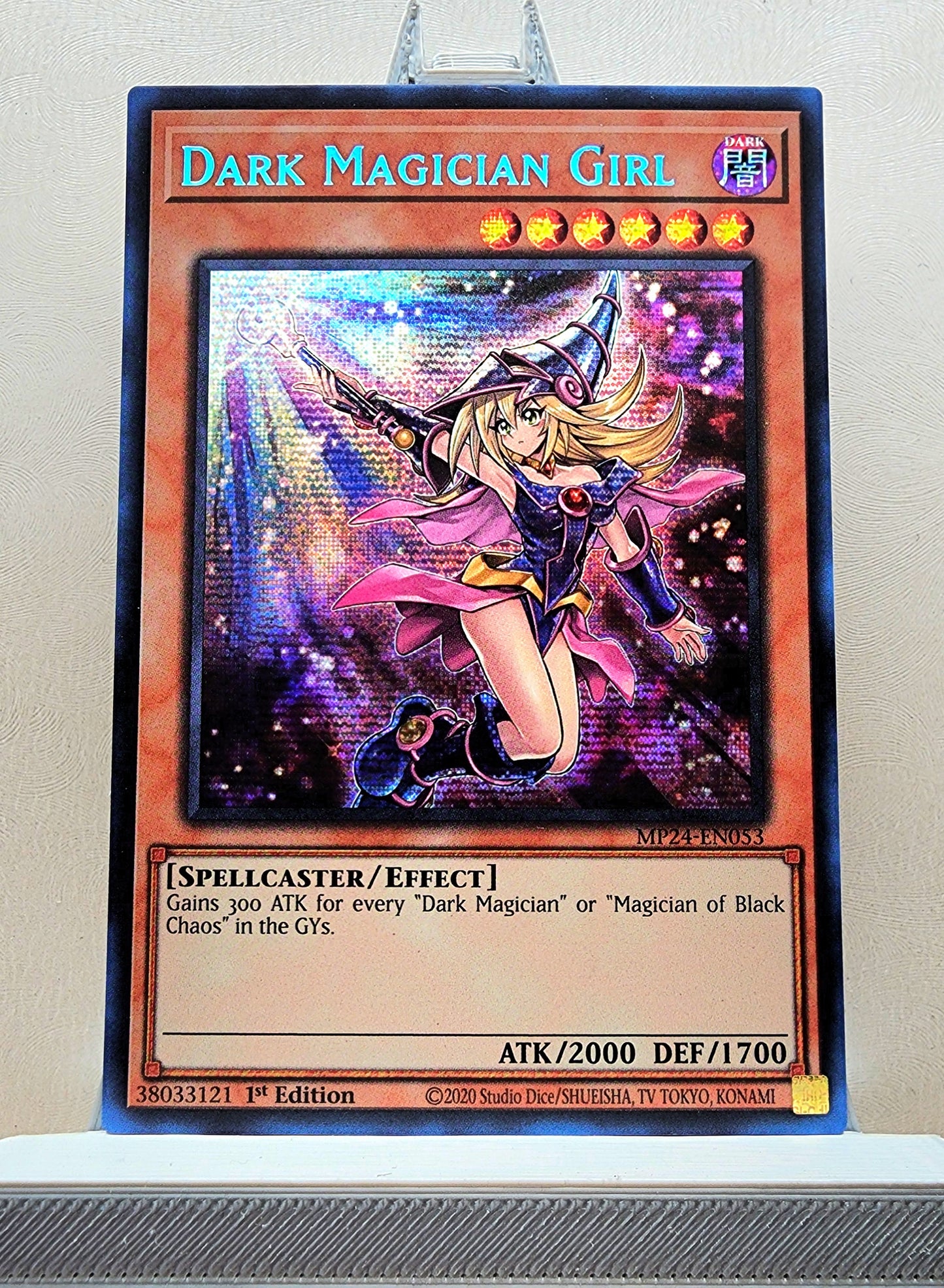 Yugioh! 1x Dark Magician Girl Alt Art (MP24 - Prismatic Secret Rare) 1st Edition