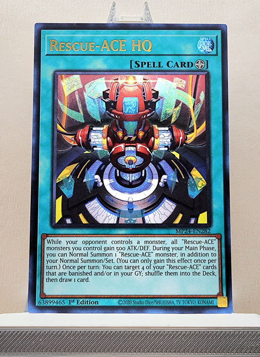 Yugioh! 1x Rescue-ACE HQ (MP24 - Ultra Rare) 1st Edition