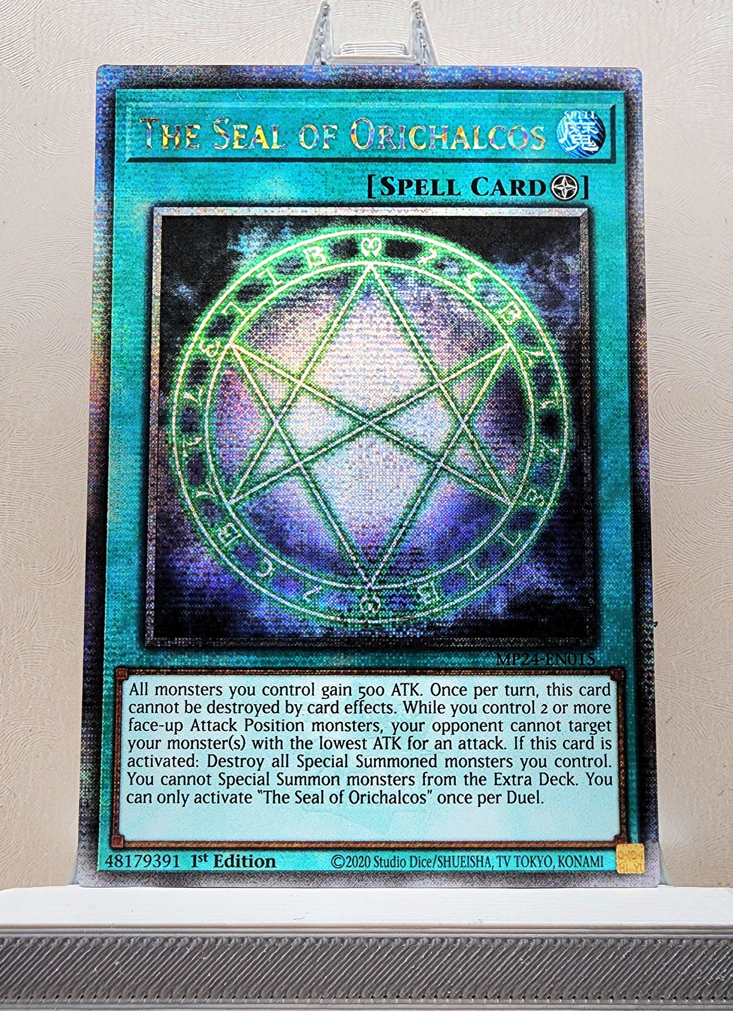 Yugioh! 1x The Seal of Orichalcos (MP24 - Quarter Century Secret Rare) 1st Edition