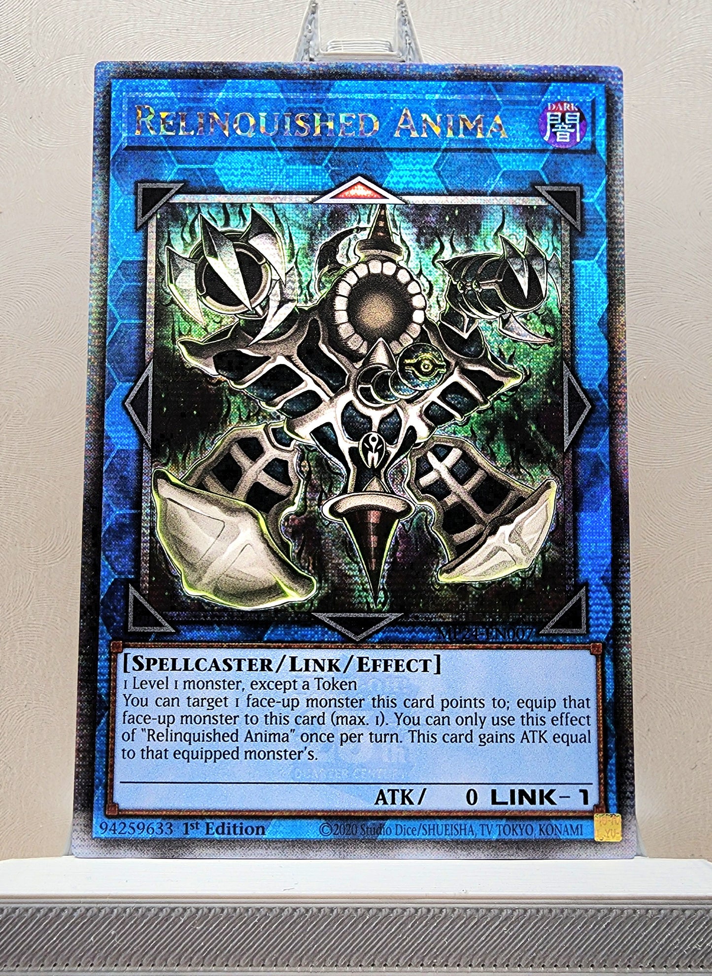 Yugioh! 1x Relinquished Anima (MP24 - Quarter Century Secret Rare) 1st Edition