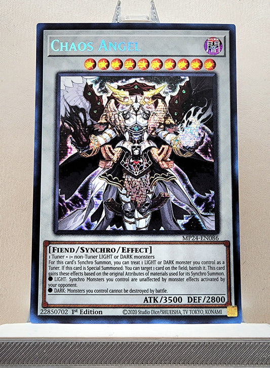 Yugioh! 1x Chaos Angel (MP24 - Prismatic Secret Rare) 1st Edition