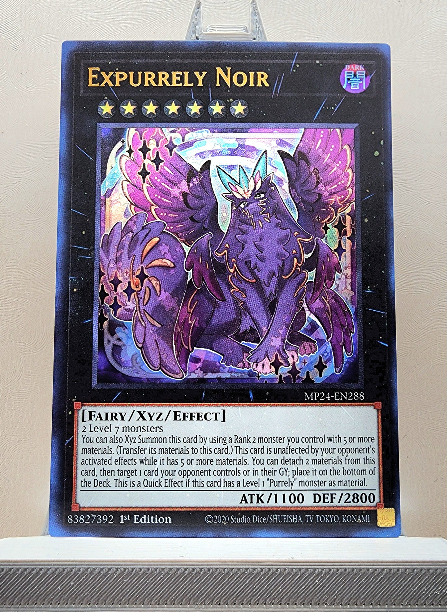 Yugioh! 1x Expurrely Noir (MP24 - Ultra Rare) 1st Edition