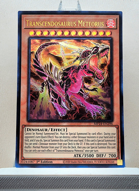 Yugioh! 1x Transcendosaurus Meteorus (MP24 - Ultra Rare) 1st Edition