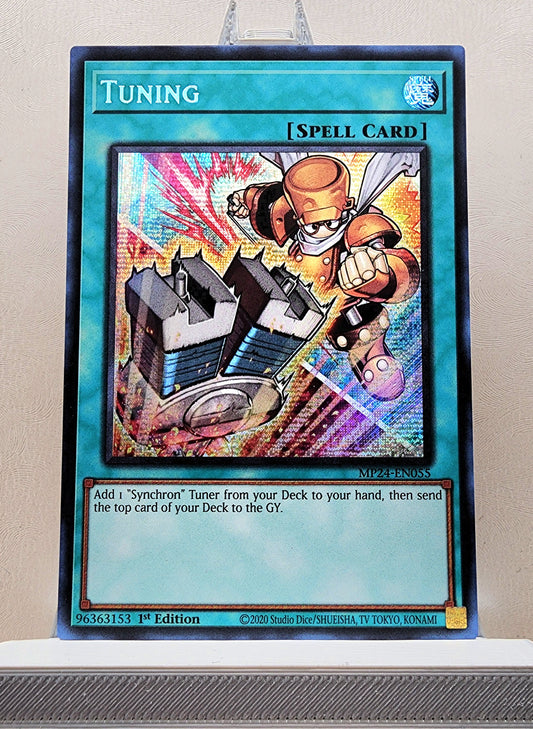 Yugioh! 1x Tuning Alt Art (MP24 - Prismatic Secret Rare) 1st Edition