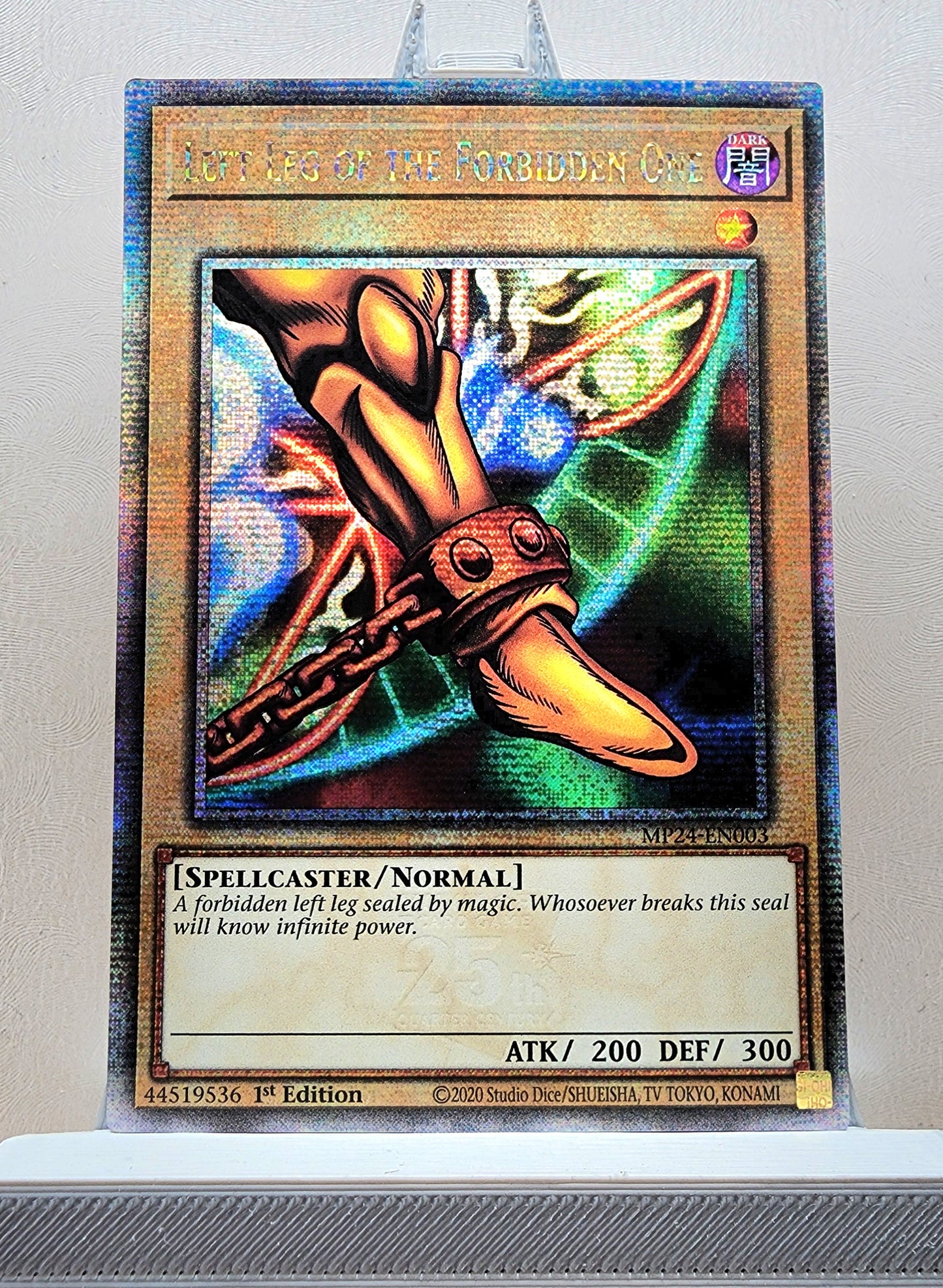 Yugioh! 1x Exodia Set (MP24/TN23 - Quarter Century Secret Rare) 1st Edition