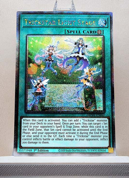 Yugioh! 1x Trickstar Light Stage (MP24 - Quarter Century Secret Rare) 1st Edition