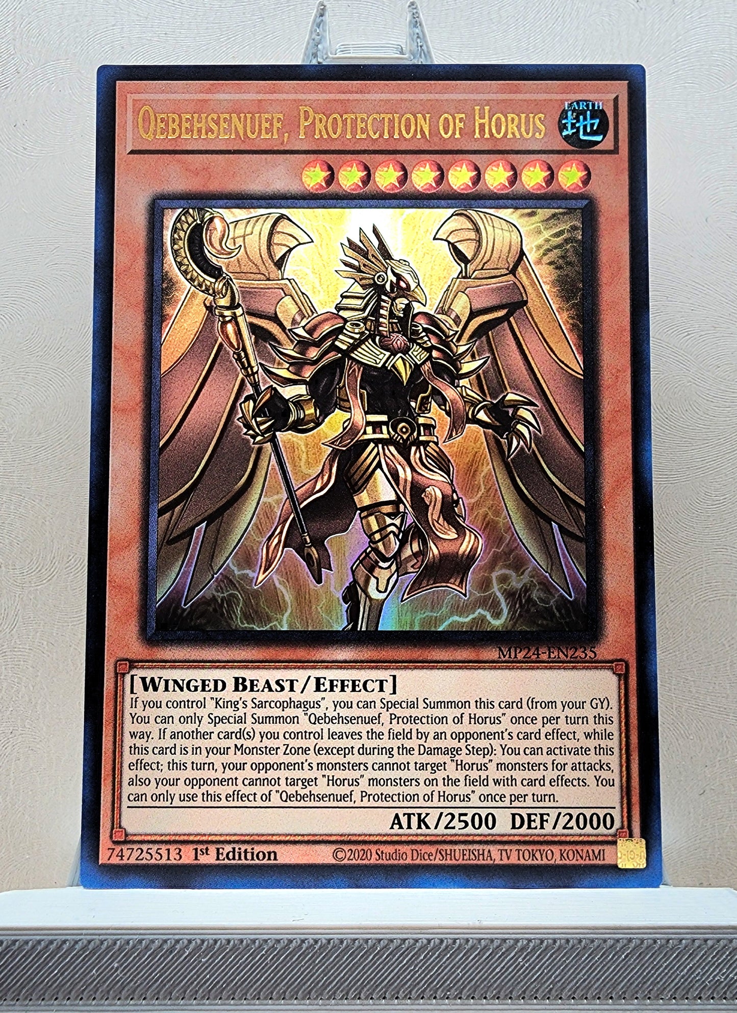 Yugioh! 1x Qebehsenuef, Protection of Horus (MP24 - Ultra Rare) 1st Edition