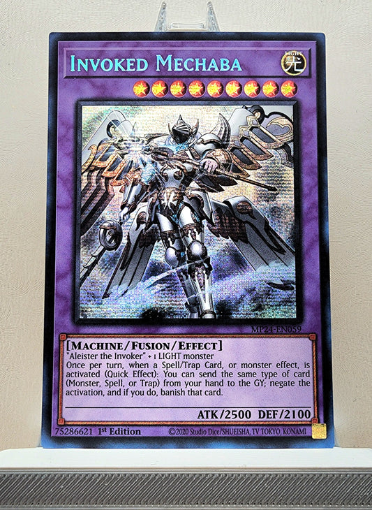 Yugioh! 1x Invoked Mechaba Alt Art (MP24 - Prismatic Secret Rare) 1st Edition