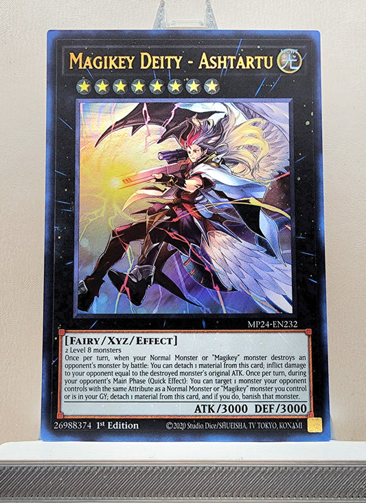 Yugioh! 1x Magikey Deity - Ashtartu (MP24 - Ultra Rare) 1st Edition