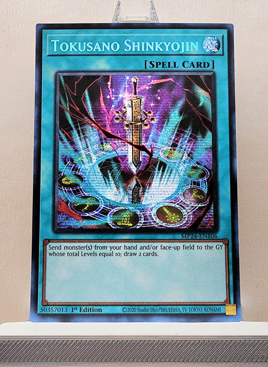 Yugioh! 1x Tokusano Shinkyojin (MP24 - Prismatic Secret Rare) 1st Edition