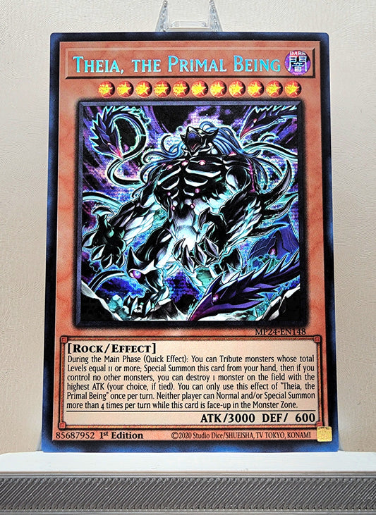 Yugioh! 1x Theia, the Primal Being (MP24 - Prismatic Secret Rare) 1st Edition