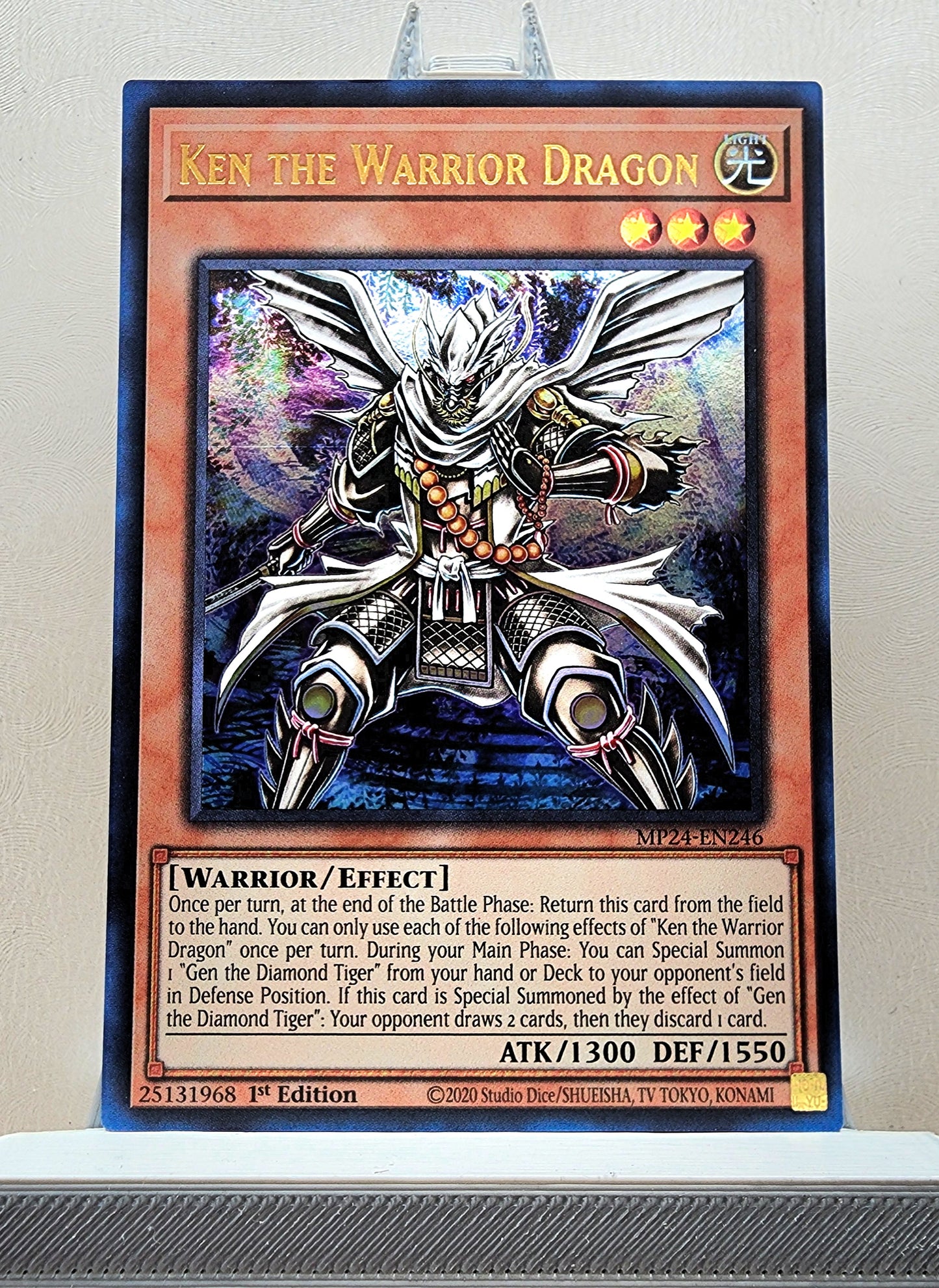 Yugioh! 1x Ken the Warrior Dragon (MP24 - Ultra Rare) 1st Edition