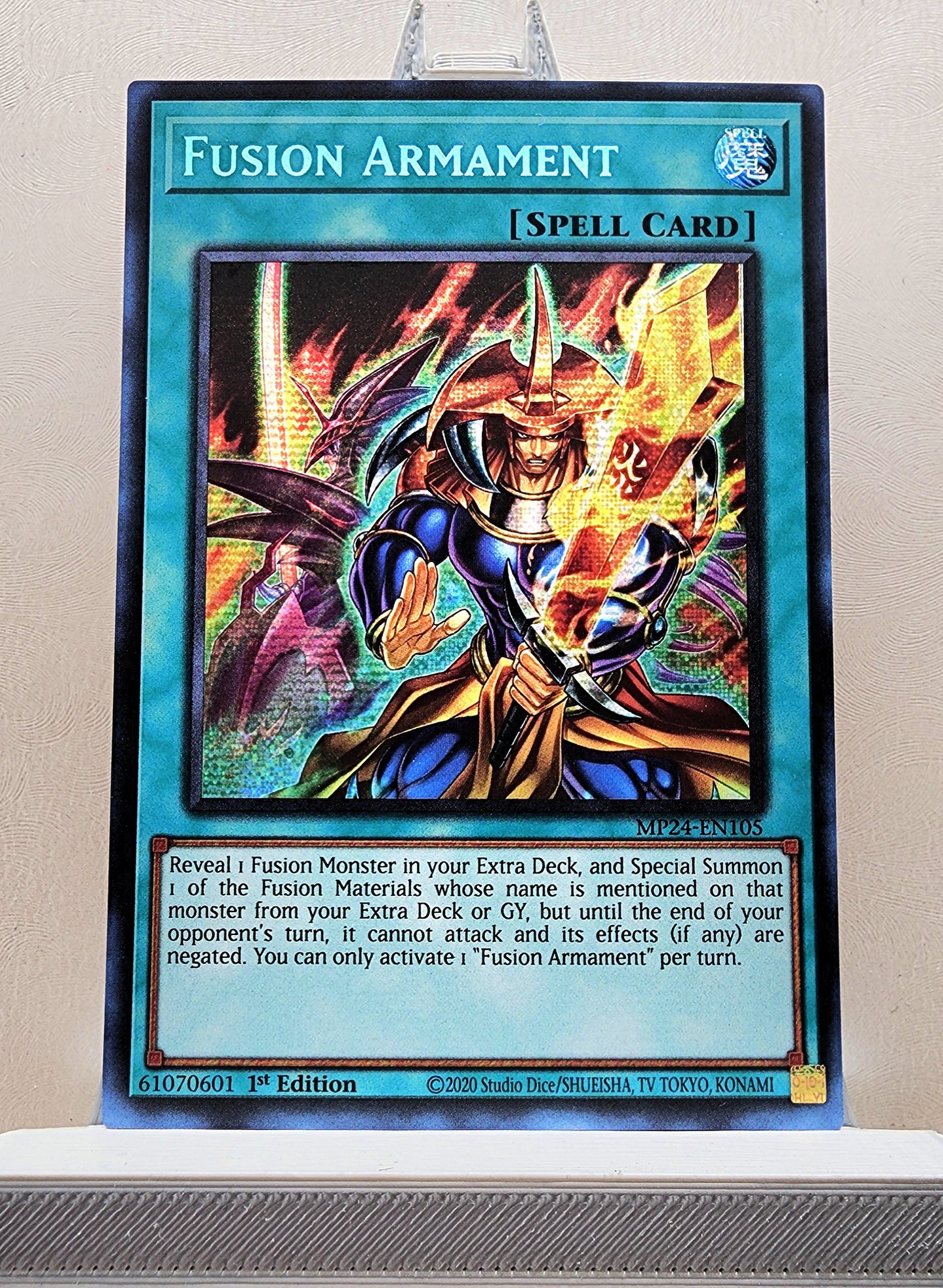 Yugioh! 1x Fusion Armament (MP24 - Prismatic Secret Rare) 1st Edition