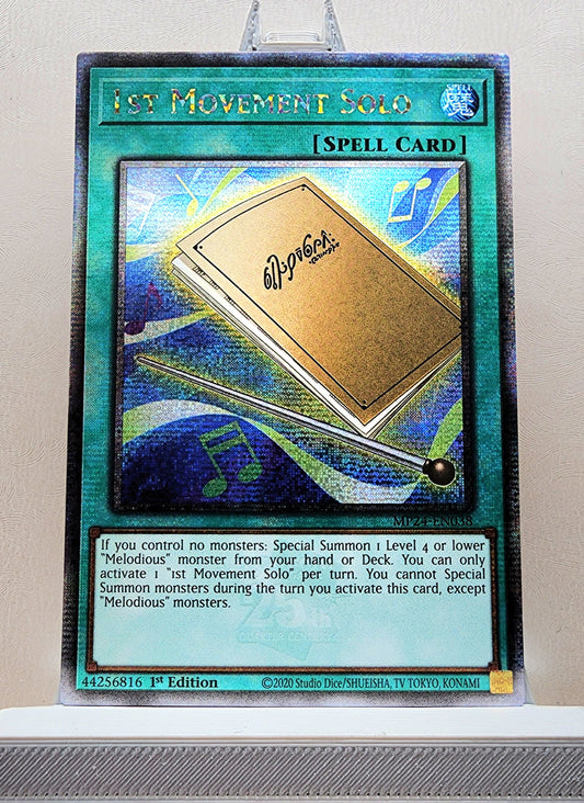 Yugioh! 1x 1st Movement Solo (MP24 - Quarter Century Secret Rare) 1st Edition