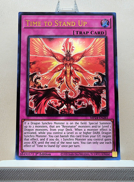 Yugioh! 1x Time to Stand Up (MP24 - Ultra Rare) 1st Edition