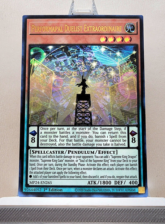 Yugioh! 1x Performapal Duelist Extraordinaire (MP24 - Ultra Rare) 1st Edition