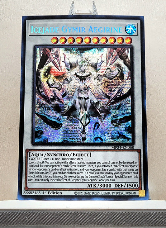 Yugioh! 1x Icejade Gymir Aegirine (MP24 - Prismatic Secret Rare) 1st Edition